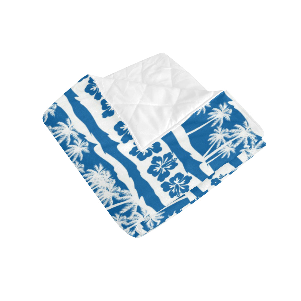 Hawaiian Themed Pattern Print Design H021 Premium Quilt