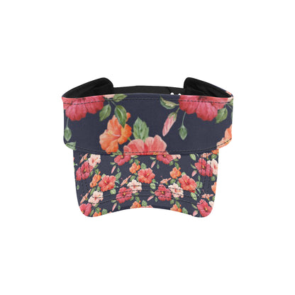 Tropical Flower Pattern Print Design TF020 Unisex Sun Visor