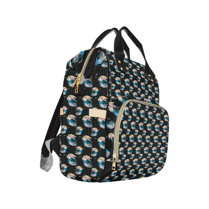 Angel with Wings Beautiful Design Print Diaper Bag Backpack
