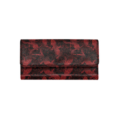 Gecko Pattern Print Design 04 Women's Trifold Wallet