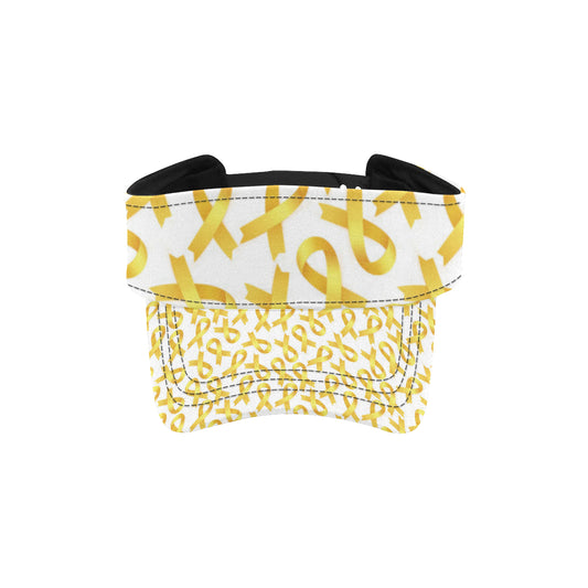 Childhood cancer Pattern Print Design 02 Unisex Sun Visor
