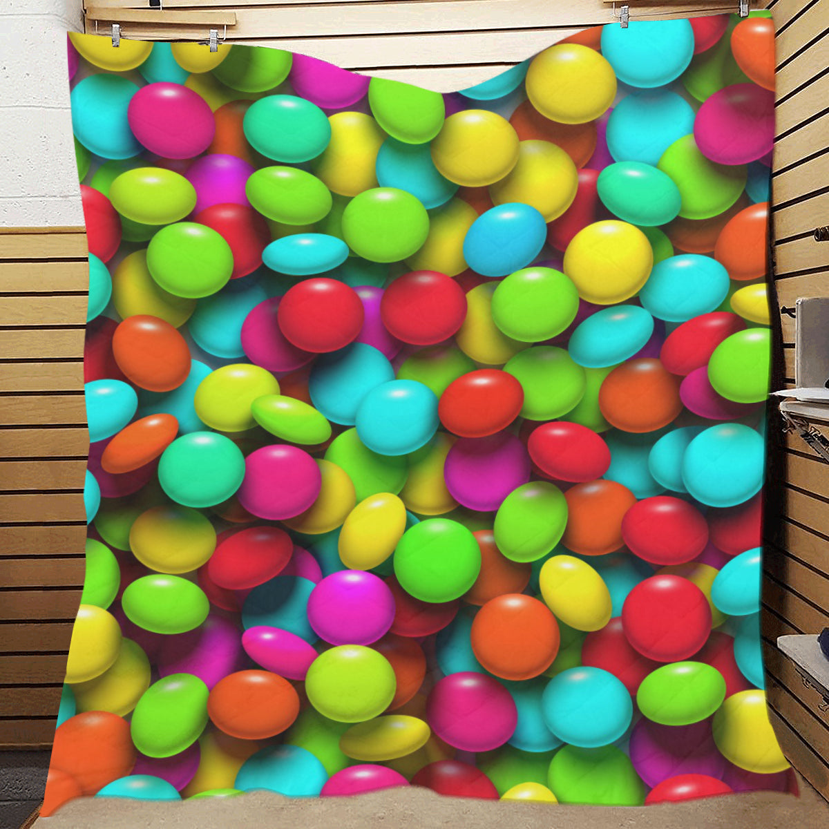 Candy Pattern Print Design CA03 Premium Quilt