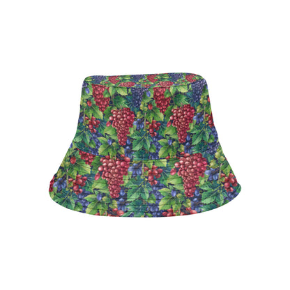 Grape Pattern Print Design GP02 Unisex Bucket Hat