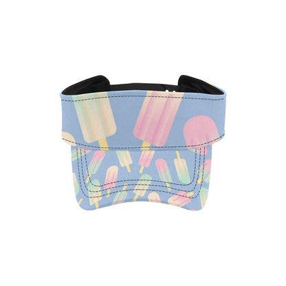 Ice Cream Pattern Print Design 05 Unisex Sun Visor