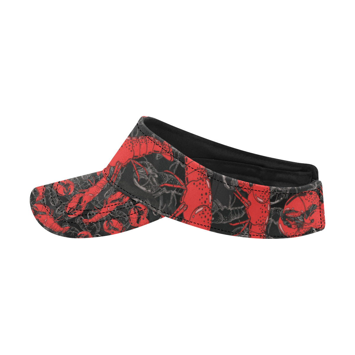 Lobster Pattern Print Design 04 Unisex Sun Visor