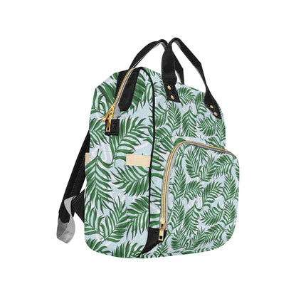 Palm Leaves Pattern Print Design PL06 Diaper Bag Backpack