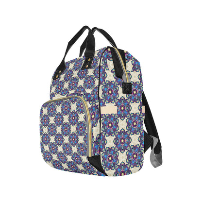 lotus Boho Pattern Print Design LO08 Diaper Bag Backpack
