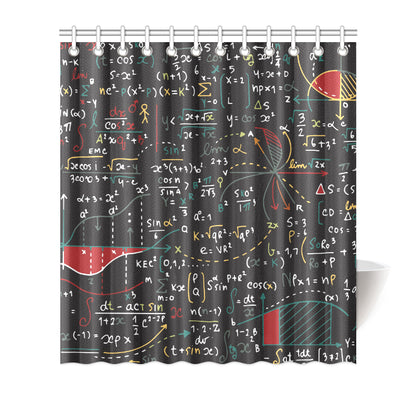 Math Pattern Print Design 04 Shower Curtain