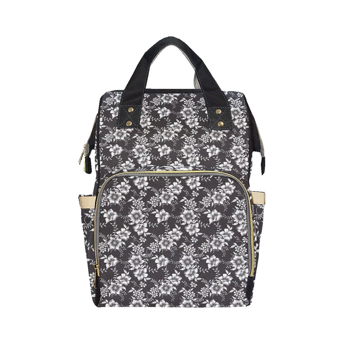 Gerberas Pattern Print Design GB02 Diaper Bag Backpack