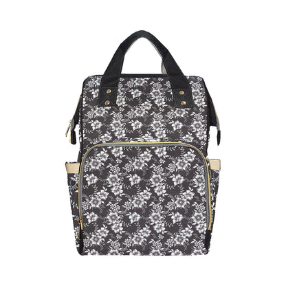 Gerberas Pattern Print Design GB02 Diaper Bag Backpack