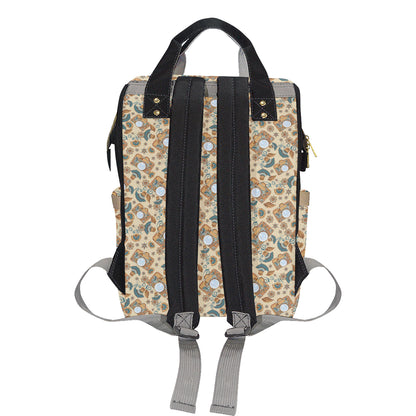 Camera Pattern Print Design 05 Diaper Bag Backpack