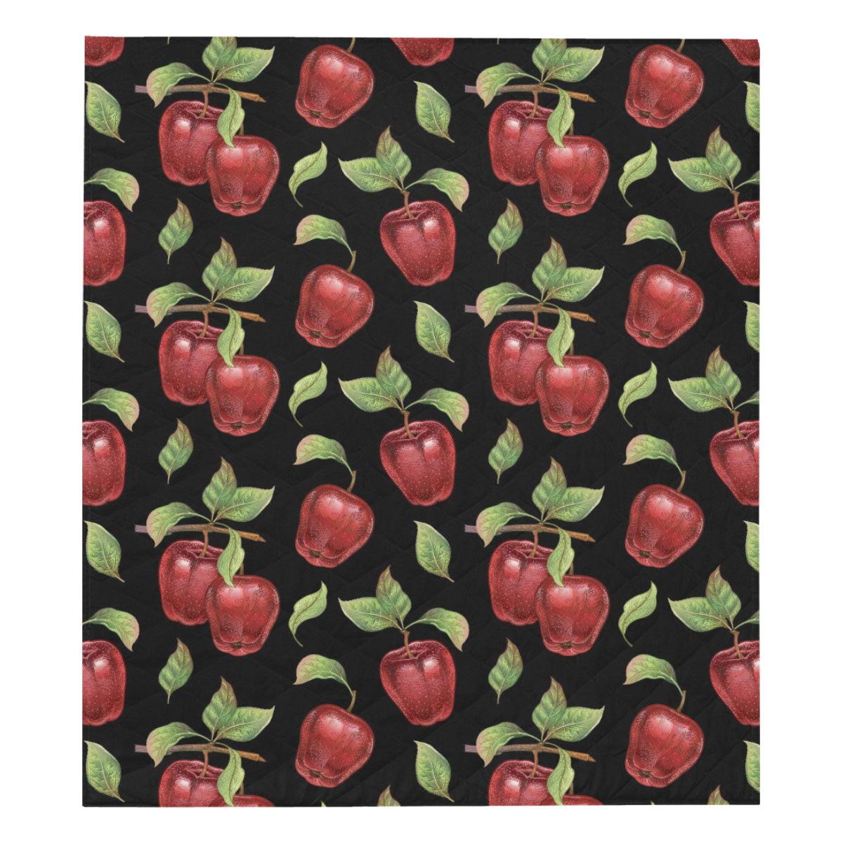 Apple Pattern Print Design AP011 Premium Quilt