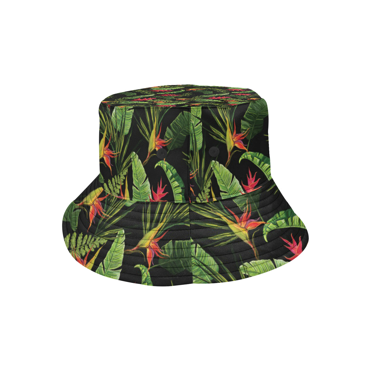 Bird Of Paradise Pattern Print Design BOP010 Unisex Bucket Hat