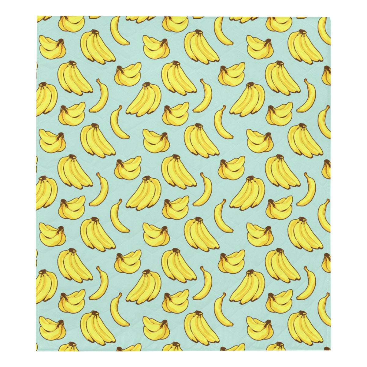 Banana Pattern Print Design BA04 Premium Quilt