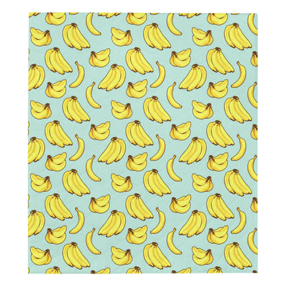 Banana Pattern Print Design BA04 Premium Quilt