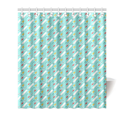 Phlebotomist Medical Print Shower Curtain