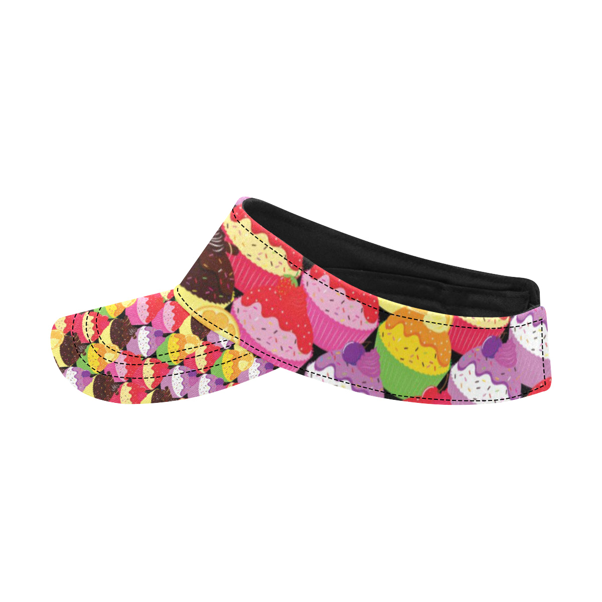 Cupcake Pattern Print Design CP02 Unisex Sun Visor