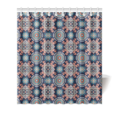 Bohemian Pattern Print Design 02 Shower Curtain