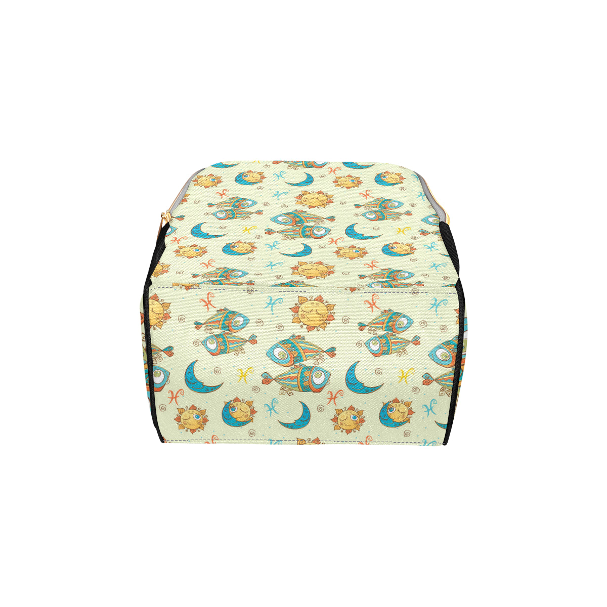 Pisces Pattern Print Design A03 Diaper Bag Backpack
