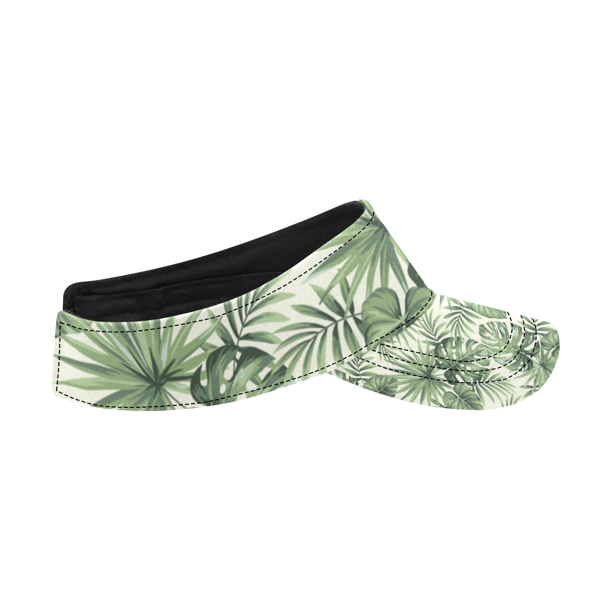 Palm Leaf Pattern Print Design A02 Unisex Sun Visor
