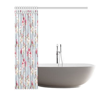 Summer Floral Pattern Print Design SF02 Shower Curtain