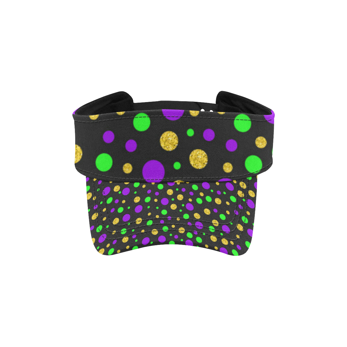 Mardi Gras Pattern Print Design 07 Unisex Sun Visor