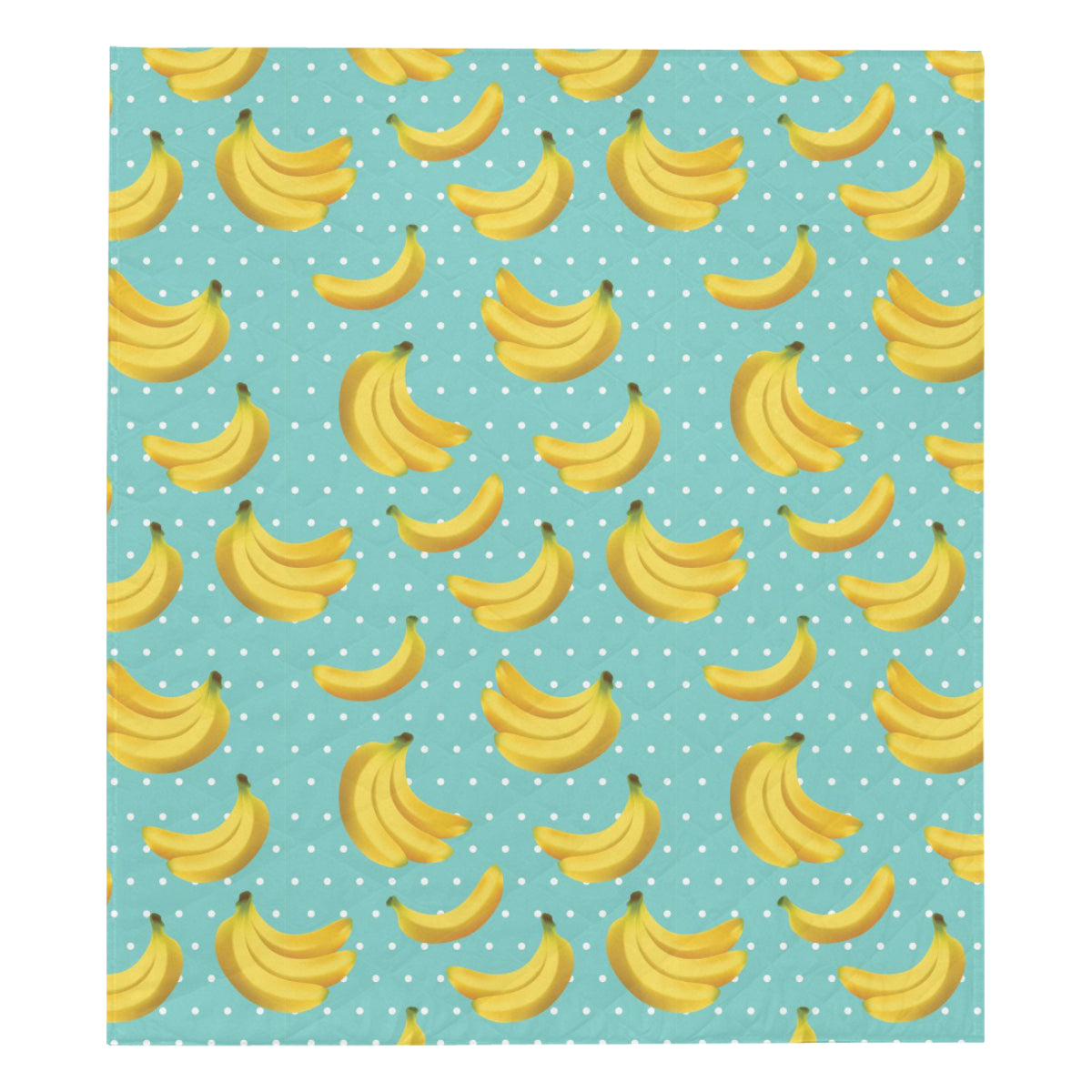 Banana Pattern Print Design BA02 Premium Quilt