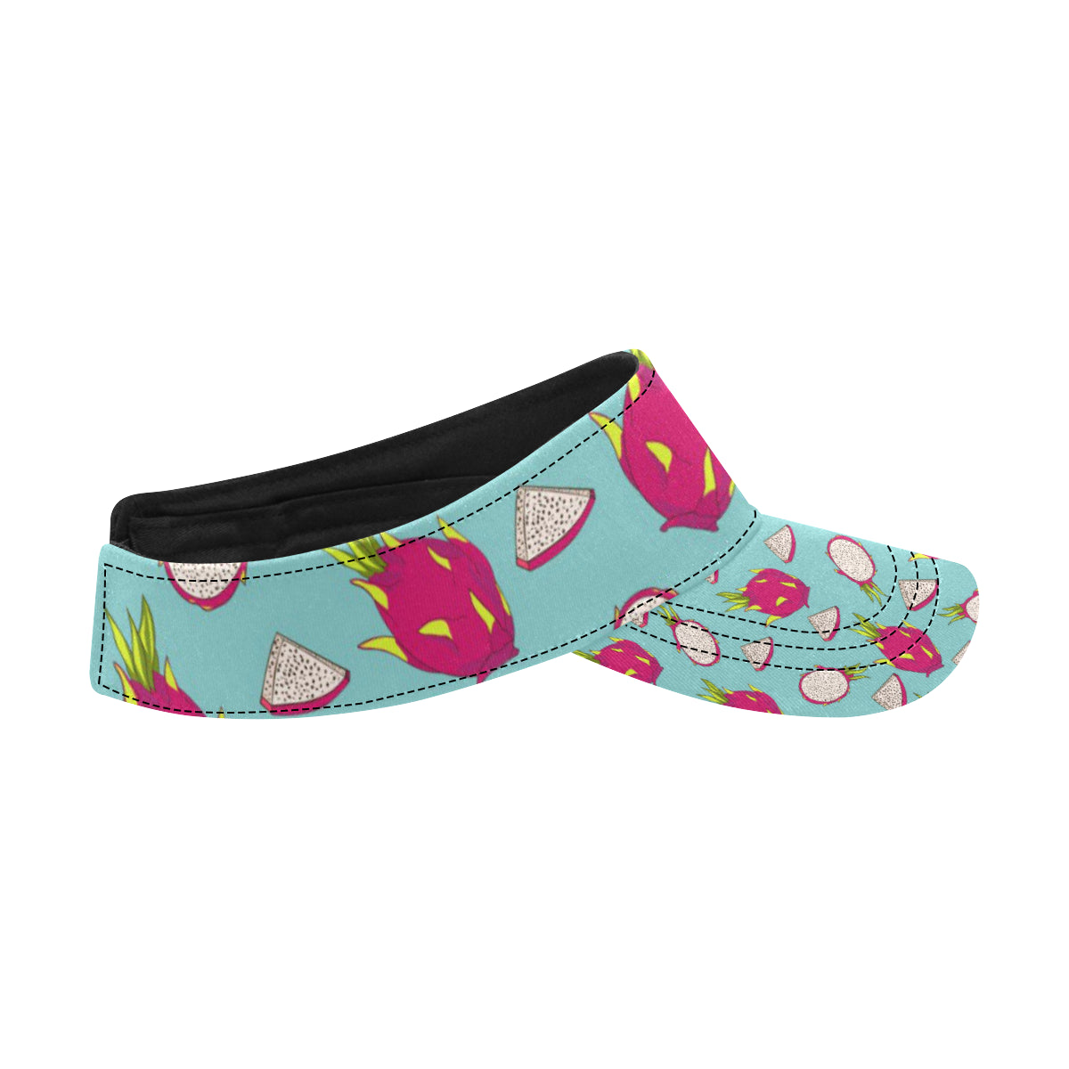 Dragonfruit Pattern Print Design DF01 Unisex Sun Visor