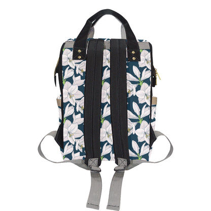 Amaryllis Pattern Print Design AL02 Diaper Bag Backpack