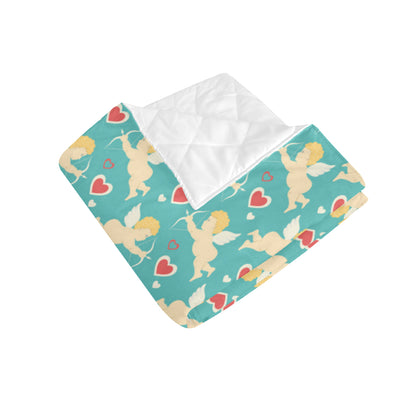 Cupid Pattern Print Design 01 Premium Quilt