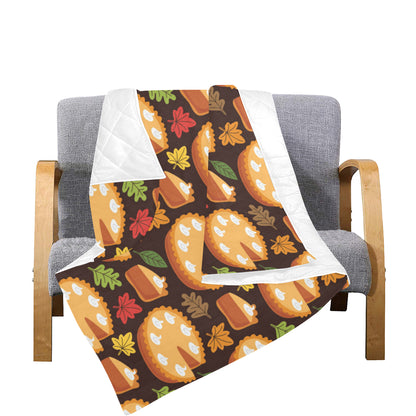 Pie Pattern Print Design A03 Premium Quilt