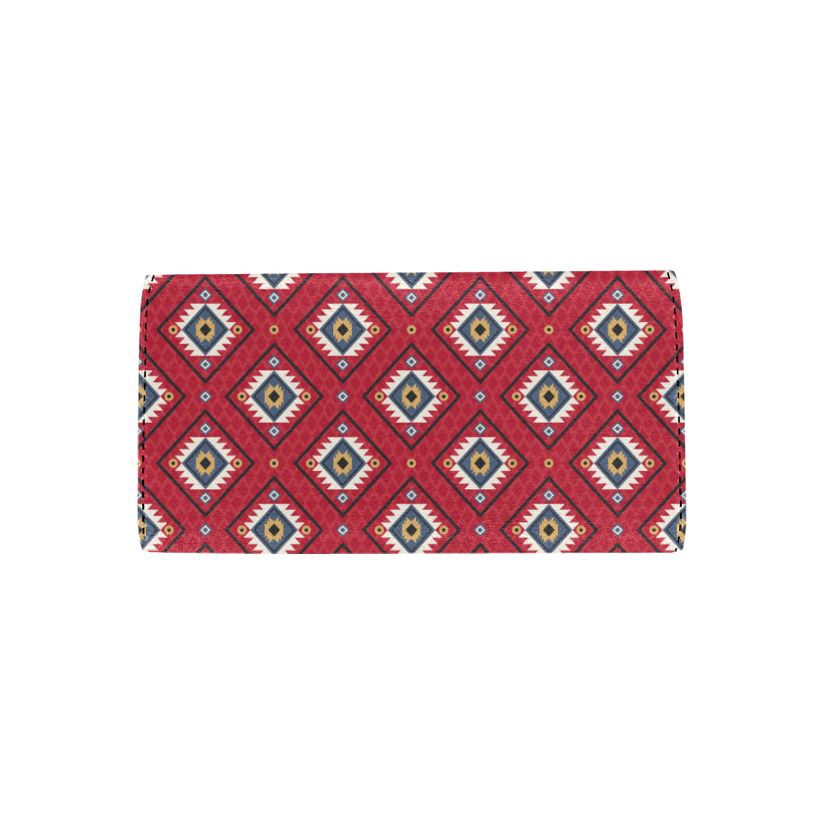 Aztec Pattern Print Design 10 Women's Trifold Wallet