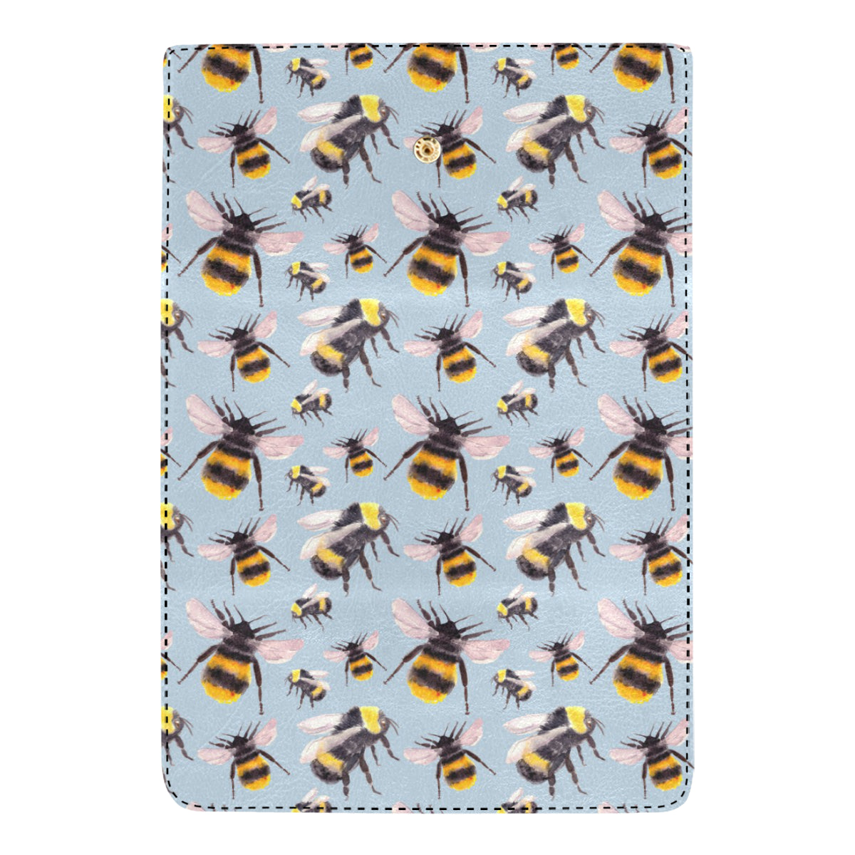Bee Pattern Print Design BEE08 Women's Trifold Wallet