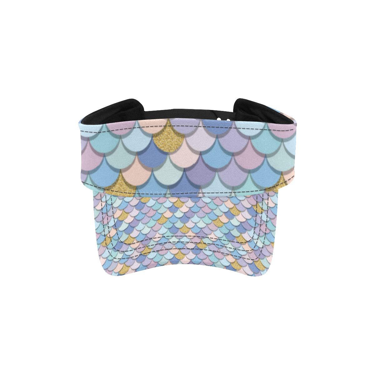 Mermaid Scales Pattern Print Design 05 Unisex Sun Visor