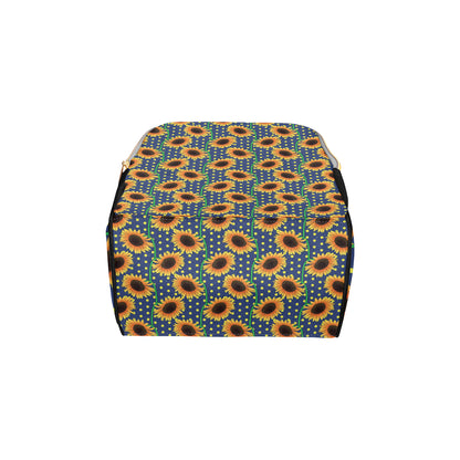 Sunflower Pattern Print Design SF03 Diaper Bag Backpack