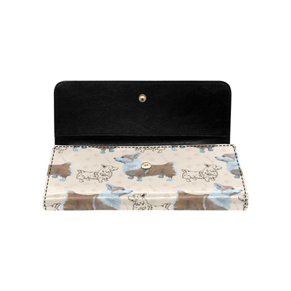 Pembroke Welsh Corgis Pattern Print Design A03 Women's Trifold Wallet