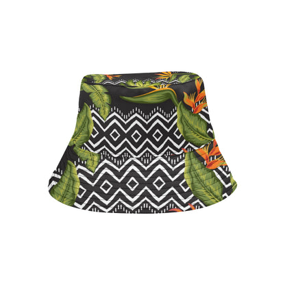 Bird Of Paradise Pattern Print Design BOP07 Unisex Bucket Hat