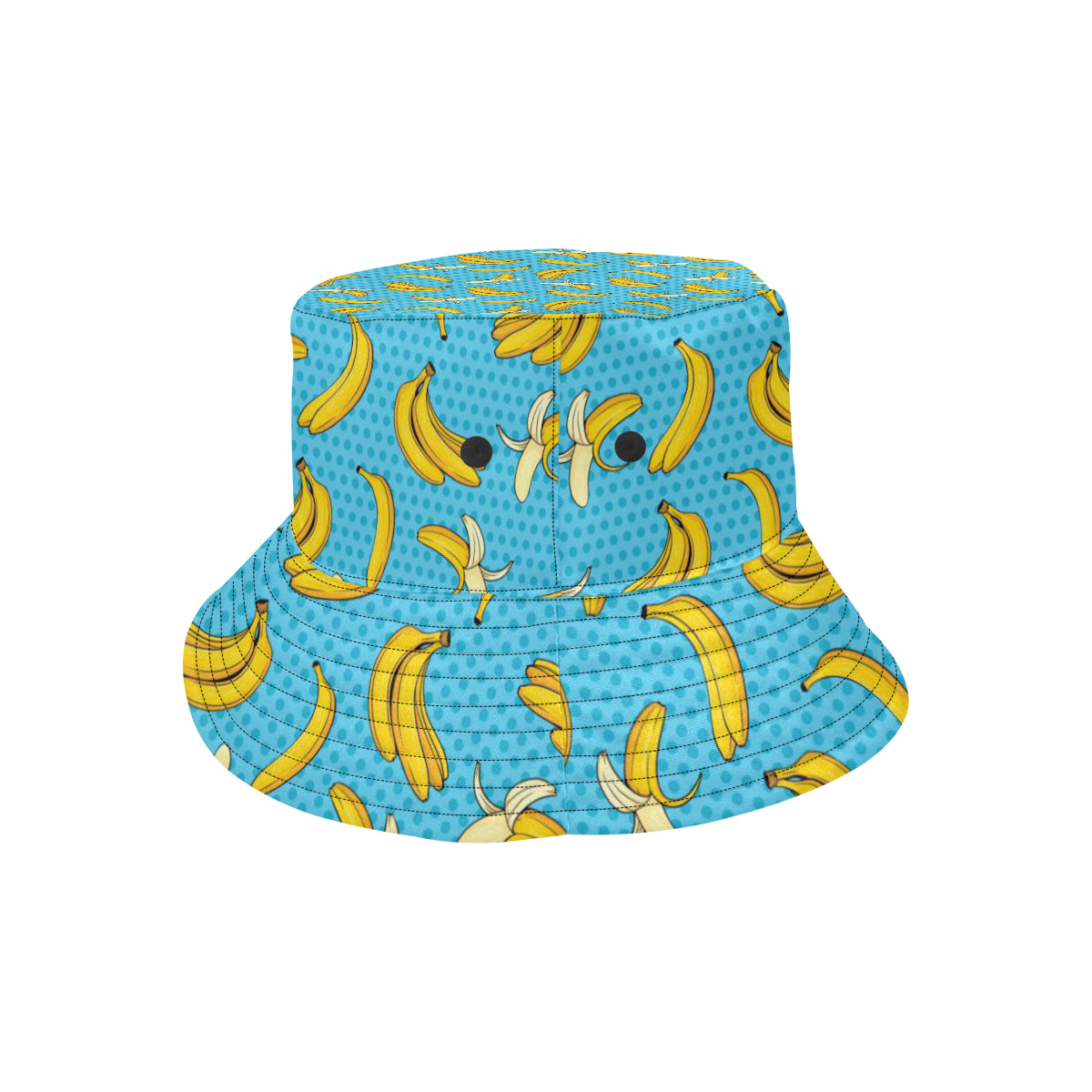 Banana Pattern Print Design BA08 Unisex Bucket Hat
