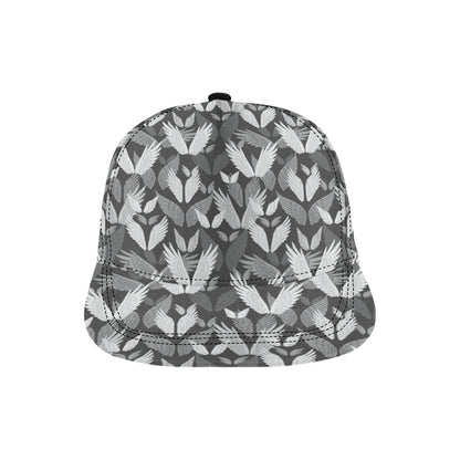 Angel Wings Pattern Design Themed Print Snapback Cap
