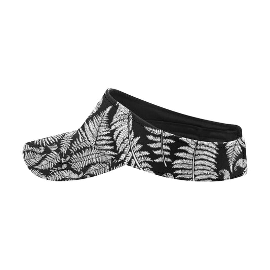 Fern Leave Black White Print Pattern Unisex Sun Visor