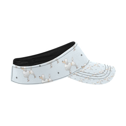 Poodle Pattern Print Design A05 Unisex Sun Visor