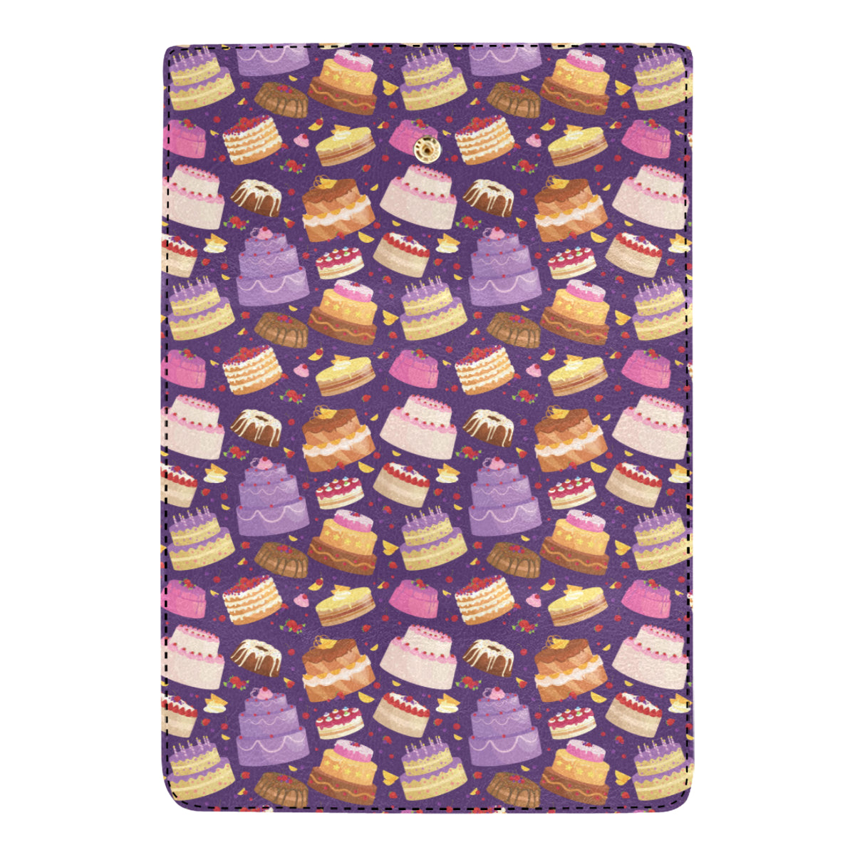 Cake Pattern Print Design 05 Women's Trifold Wallet