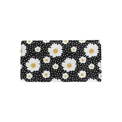 Daisy Pattern Print Design DS02 Women's Trifold Wallet