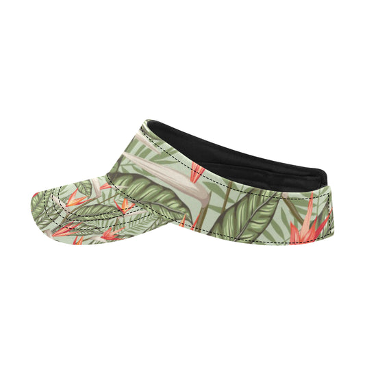 Bird Of Paradise Pattern Print Design BOP08 Unisex Sun Visor