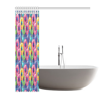Donut Pattern Print Design DN010 Shower Curtain