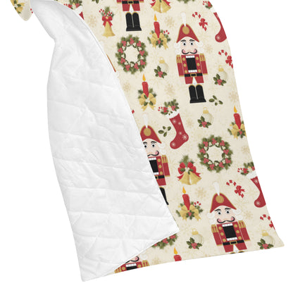 Nutcracker Pattern Print Design A01 Premium Quilt