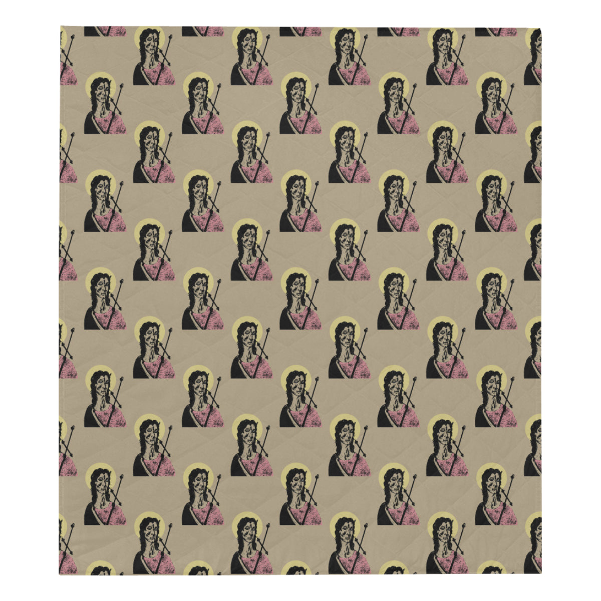 Christian Pattern Print Design 04 Premium Quilt