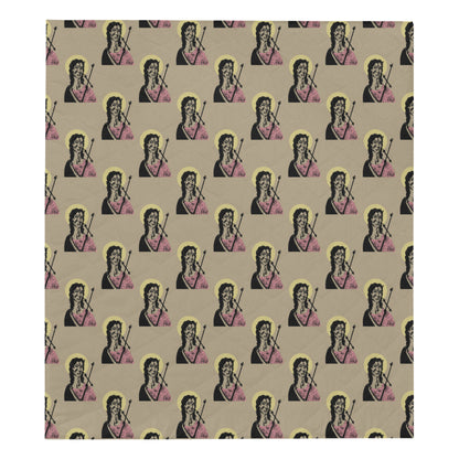 Christian Pattern Print Design 04 Premium Quilt