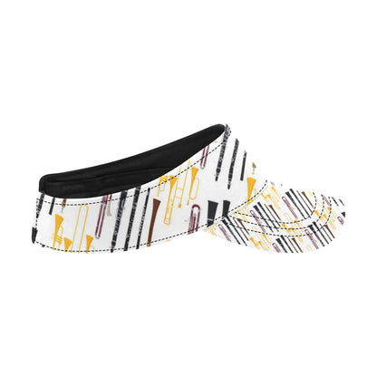 Clarinet Pattern Print Design 01 Unisex Sun Visor