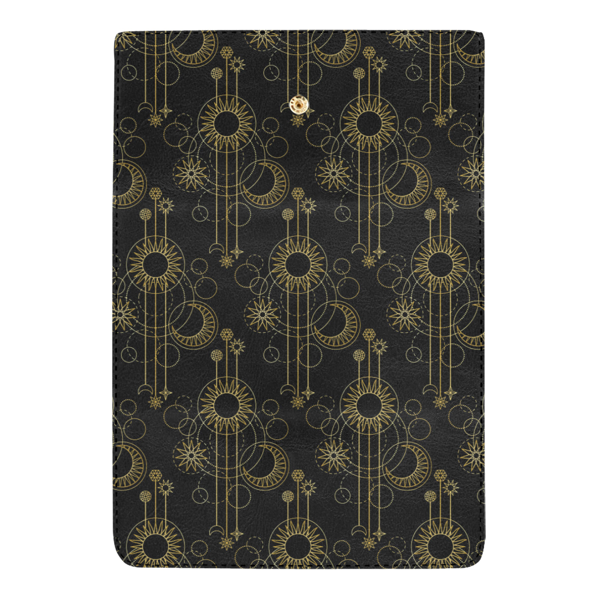 Moon Boho Style Pattern Print Design 01 Women's Trifold Wallet